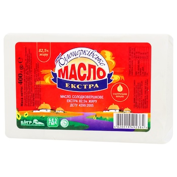 Bilocerkivskiy Extra Sweet Cream Butter 82.5% 400g - buy, prices for Vostorg - photo 2