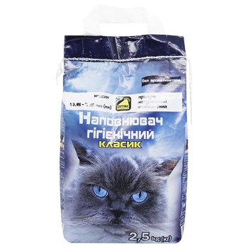 Наповнювач гігієнічний Секретні Технології Класик без ароматизатора 2,5кг - купити, ціни на КОСМОС - фото 1