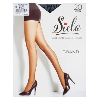 Siela T-Band Nero Tights for Women 20den Size 5 - buy, prices for NOVUS - photo 1