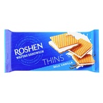 Вафли Roshen Wafers Sandwich Thins молоко-ваниль 55г