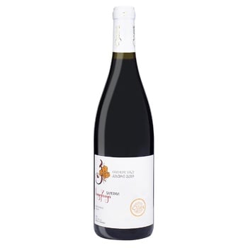 Вино Kakhuri Vazi Saperavi Red Dry Wine 12.5% 0.75l - buy, prices for NOVUS - photo 1