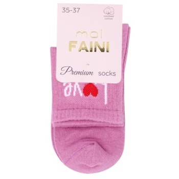 Moi Faini Love Women's Powder Socks Size 35-37 - buy, prices for - photo 2