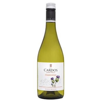 Los Dona Paula Cardos Chardonnay Mendoza Dry White Wine 14% 0.75l - buy, prices for NOVUS - photo 1