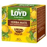 Чай трав'яний Loyd Yerba Mate М'ята, лемонграс та лимон 1,7г*20шт