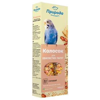 Treats for budgies Priroda Kolosok 140g  2pcs nut - buy, prices for Auchan - photo 1