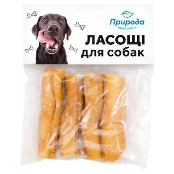 Лакомства для собак Природа Рулеты мясные 4шт - купить, цены на ULTRAMARKET - фото 1