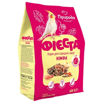 Pryroda Food Fiesta Nymph for Medium Parrots 600g - buy, prices for METRO - photo 1