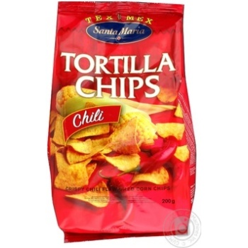 chips santa maria corn chili pepper 200g Sweden