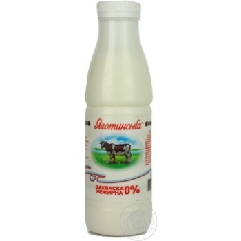 Milk starter Yagotynska nonfat 0% 450g plastic bottle Ukraine