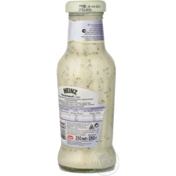 Sauce Heinz Garlic garlic 260g glass jar - buy, prices for NOVUS - photo 4