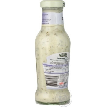 Sauce Heinz Garlic garlic 260g glass jar - buy, prices for NOVUS - photo 3