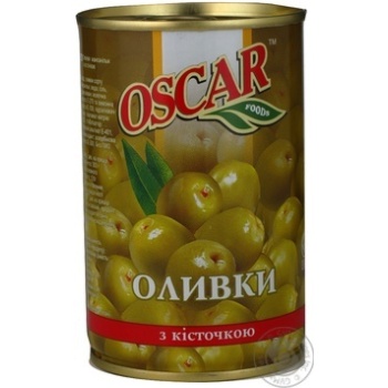 olive Oscar green with bone 300g can - buy, prices for MegaMarket - photo 1