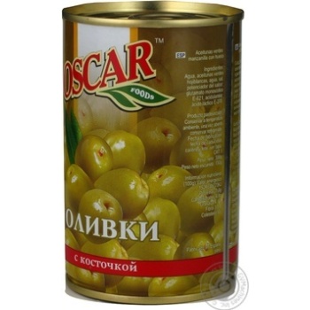 Оливки Oscar зелені с/к 300г x12 купити, ціни на МегаМаркет - фото 5