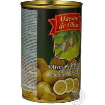 Maestro de Oliva Green Olives with lemon 300ml - buy, prices for MegaMarket - photo 4