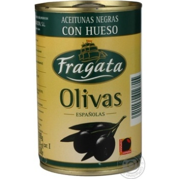 black olives fragata black canned 300ml can Spain - buy, prices for - photo 6