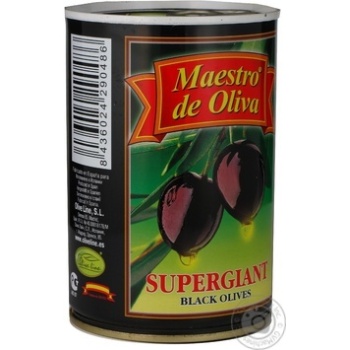 Маслины Maestro de Oliva Супергигант с/к ж/б 425г купить, цены на МегаМаркет - фото 6