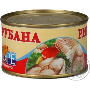 Риба рубана ІРФ в томатному соусі 230г залізна банка Україна - купити, ціни на - фото 9