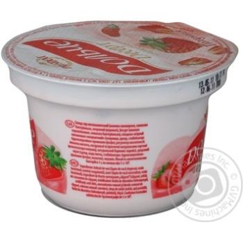 Dessert Dolce curd strawberries with cream 4% 200g plastic cup Ukraine - buy, prices for NOVUS - photo 2