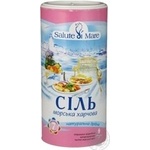 Сіль Salute di Mare морська харчова у сільничці 350г