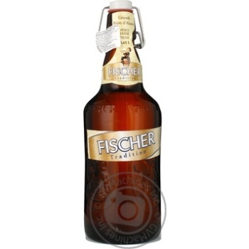 Special pasteurized lager Fischer Tradition glass bottle 6%alc 651ml France - buy, prices for NOVUS - photo 5