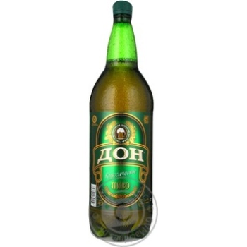 Pasteurized lager Don Classic plastic bottle 4.5%alc 1500ml Russia - buy, prices for - photo 1