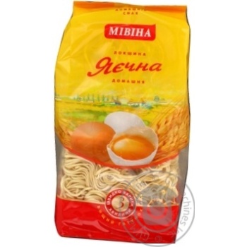 Pasta noodles Mivina Homemade style egg 400g Ukraine - buy, prices for NOVUS - photo 6