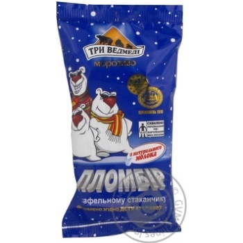 Ice-cream Tree bears waffle cup 65g sachet Ukraine - buy, prices for MegaMarket - photo 5