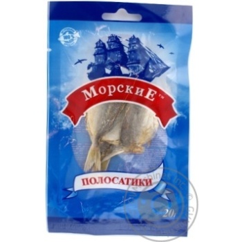 Полосатики Морские сушеные соленые 20г купить, цены на МегаМаркет - фото 1