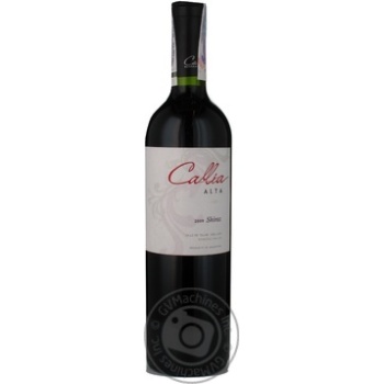 Wine shiraz Callia Callia alta red dry 14% 2009year 750ml glass bottle Argentina - buy, prices for MegaMarket - photo 2