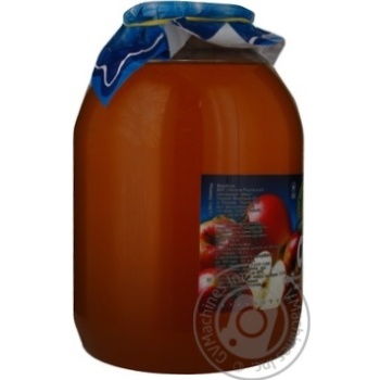 Natural unclarified first grade prepackaged by hot filling juice Dary laniv apples glass jar 3000ml Ukraine - buy, prices for MegaMarket - photo 3