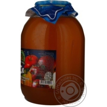 Natural unclarified first grade prepackaged by hot filling juice Dary laniv apples glass jar 3000ml Ukraine - buy, prices for MegaMarket - photo 2