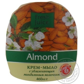 Крем-мило рідке Fresh juice Мигдаль 460мл купити, ціни на МегаМаркет - фото 2