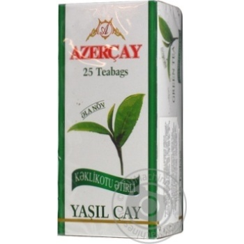 Tea Azerchay thyme green packed 25pcs 50g cardboard packaging - buy, prices for MegaMarket - photo 5