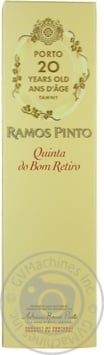 porto ramos pinto 19.5% 20years 750ml box douro Portugal