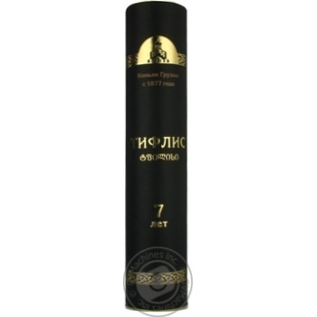 cognac tiflis georgian 40% 7years 500ml in tubes Georgia - buy, prices for - photo 1