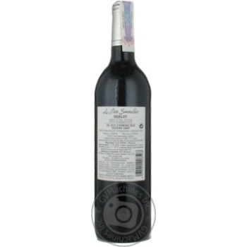 Вино Le Petit Sommelier Merlot красное сухое 13% 0,75л - купить, цены на МегаМаркет - фото 2