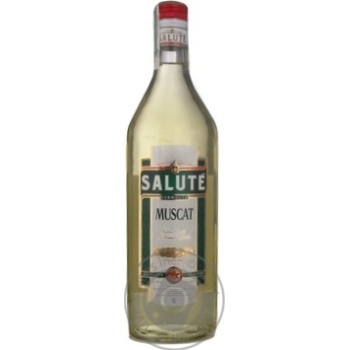 vermouth muscat salute 16% 1000ml glass bottle Ukraine