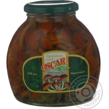 Mushrooms honey fungus Oscar canned 530g glass jar Ukraine - buy, prices for NOVUS - photo 2