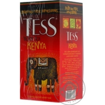 Black pekoe tea Tess Kenya 25x2g teabags Ukraine - buy, prices for NOVUS - photo 2