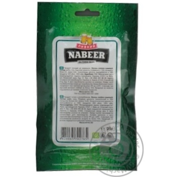 Snack Nabeer salted dried 25g - buy, prices for MegaMarket - photo 2