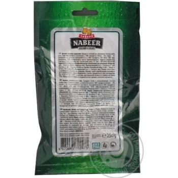 Бычок Nabeer Пивной солено-сушеный 25г купить, цены на МегаМаркет - фото 3