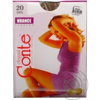 Колготки женские Conte Nuance 20ден р.6 Bronz - купить, цены на ULTRAMARKET - фото 3