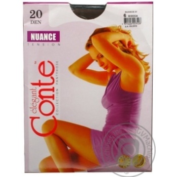 Conte Nuance Women's Tights 20 den 6 mocca - buy, prices for MegaMarket - photo 3