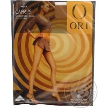 Tights Ori pesca polyamide for women 20den 2size - buy, prices for MegaMarket - photo 3
