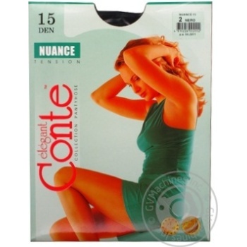 Колготи жіночі Conte Nuance 15ден р.2 Nero - купити, ціни на ULTRAMARKET - фото 2