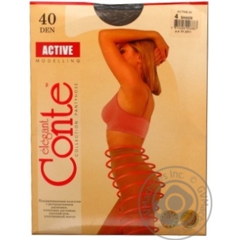 Колготи Conte Active 40 Den р.4 shade шт - купити, ціни на МегаМаркет - фото 3