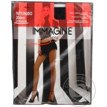 Tights Immagine ledi nero polyamide for women 20den Italy - buy, prices for MegaMarket - photo 3