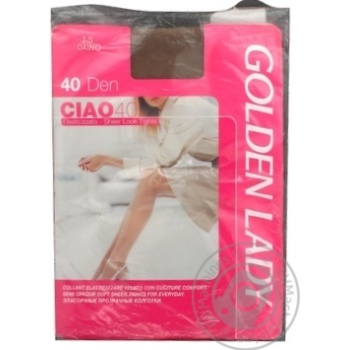 Tights Golden lady daino polyamide for women 40den - buy, prices for MegaMarket - photo 1