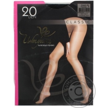 Tights Intuitsia black polyamide for women 20den 2size - buy, prices for MegaMarket - photo 1