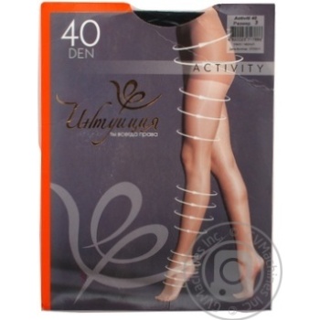 Tights Intuitsia Activity black polyamide for women 40den 3size - buy, prices for MegaMarket - photo 3